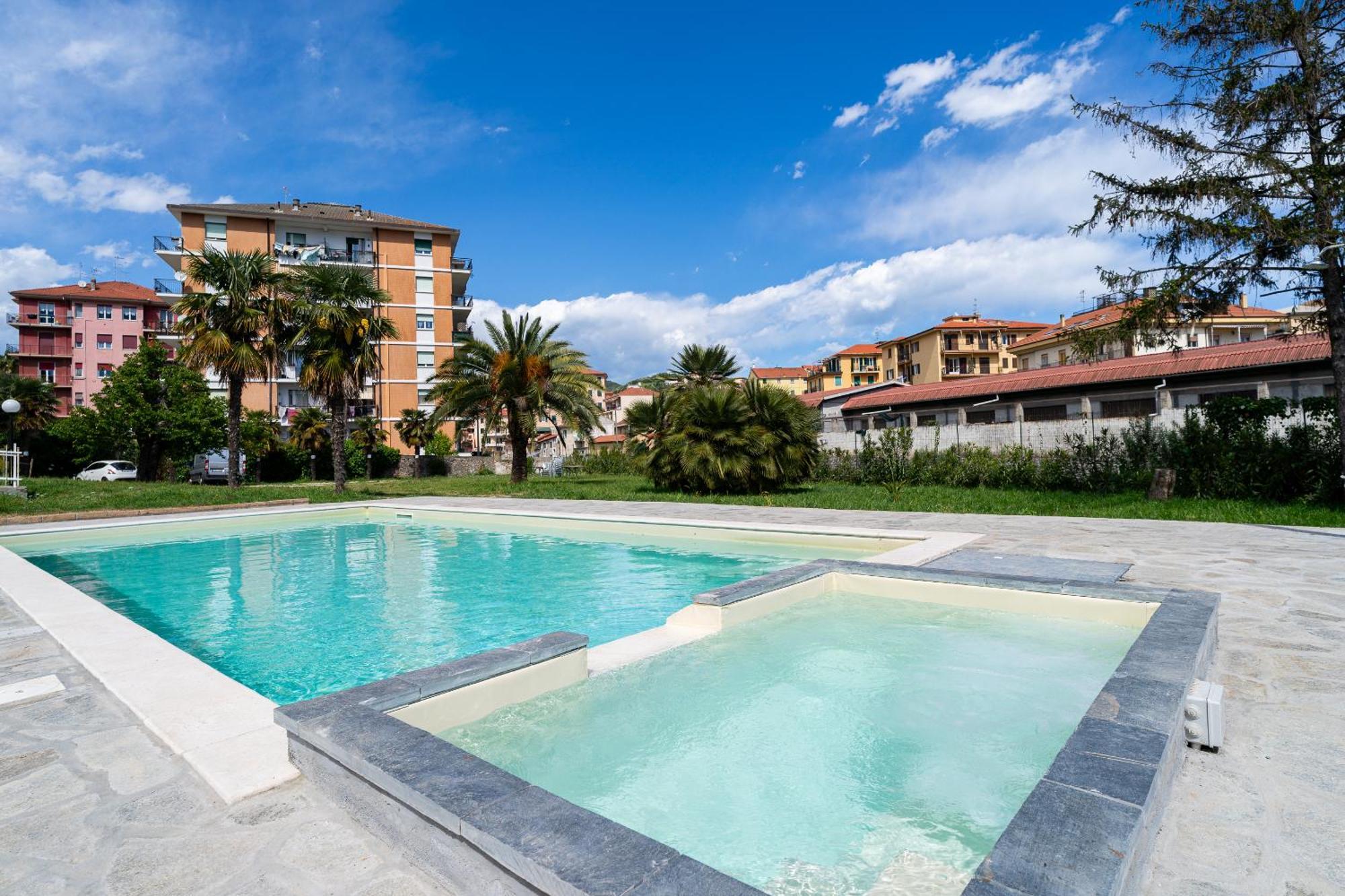 Il Gattino Di Porto - Apt 3 - Monolocale Veranda Piscina Imperia Bagian luar foto
